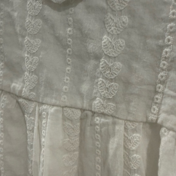 Elegant White Kids Casual Dress - Picture 4 of 5